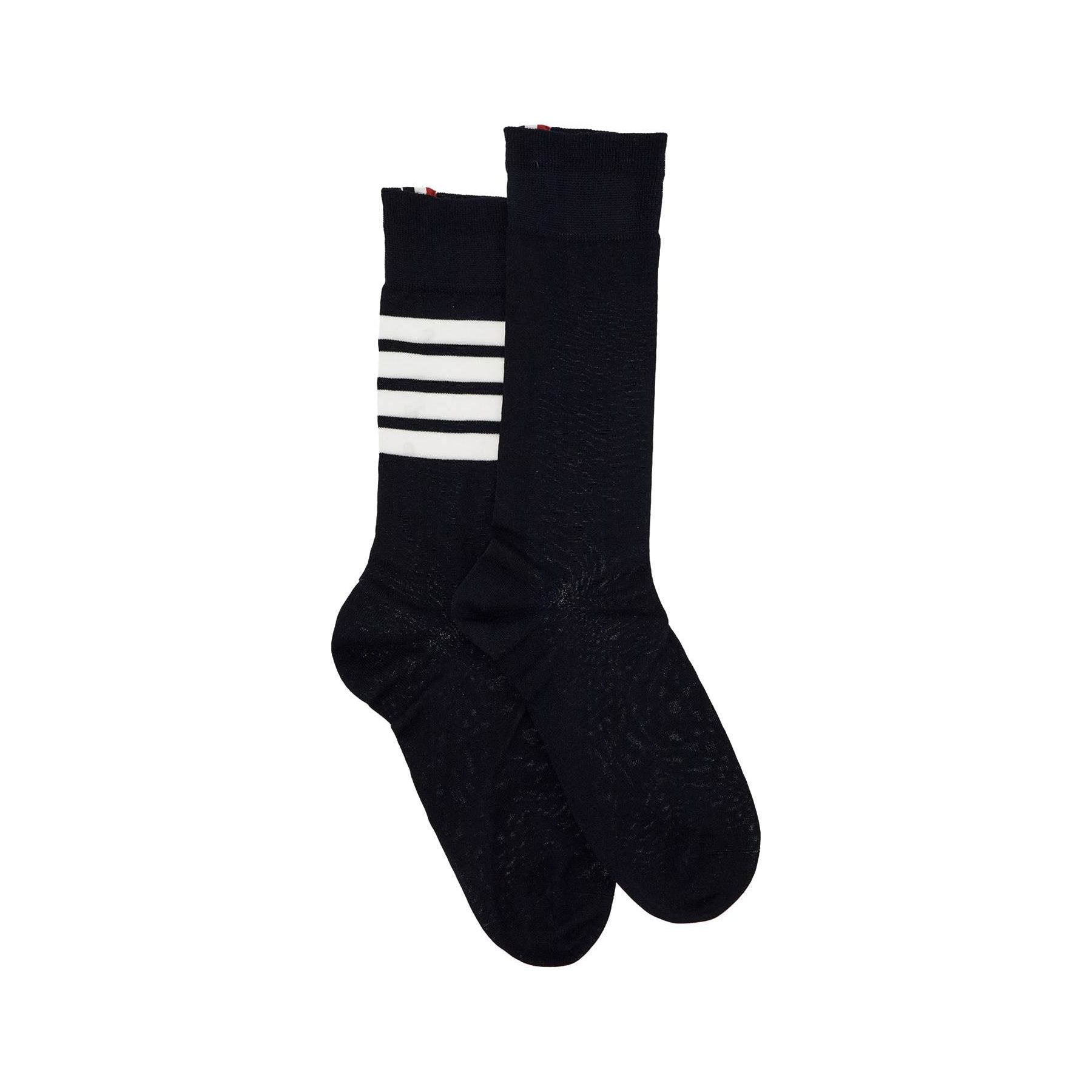 Lightweight 4-Bar Cotton Socks