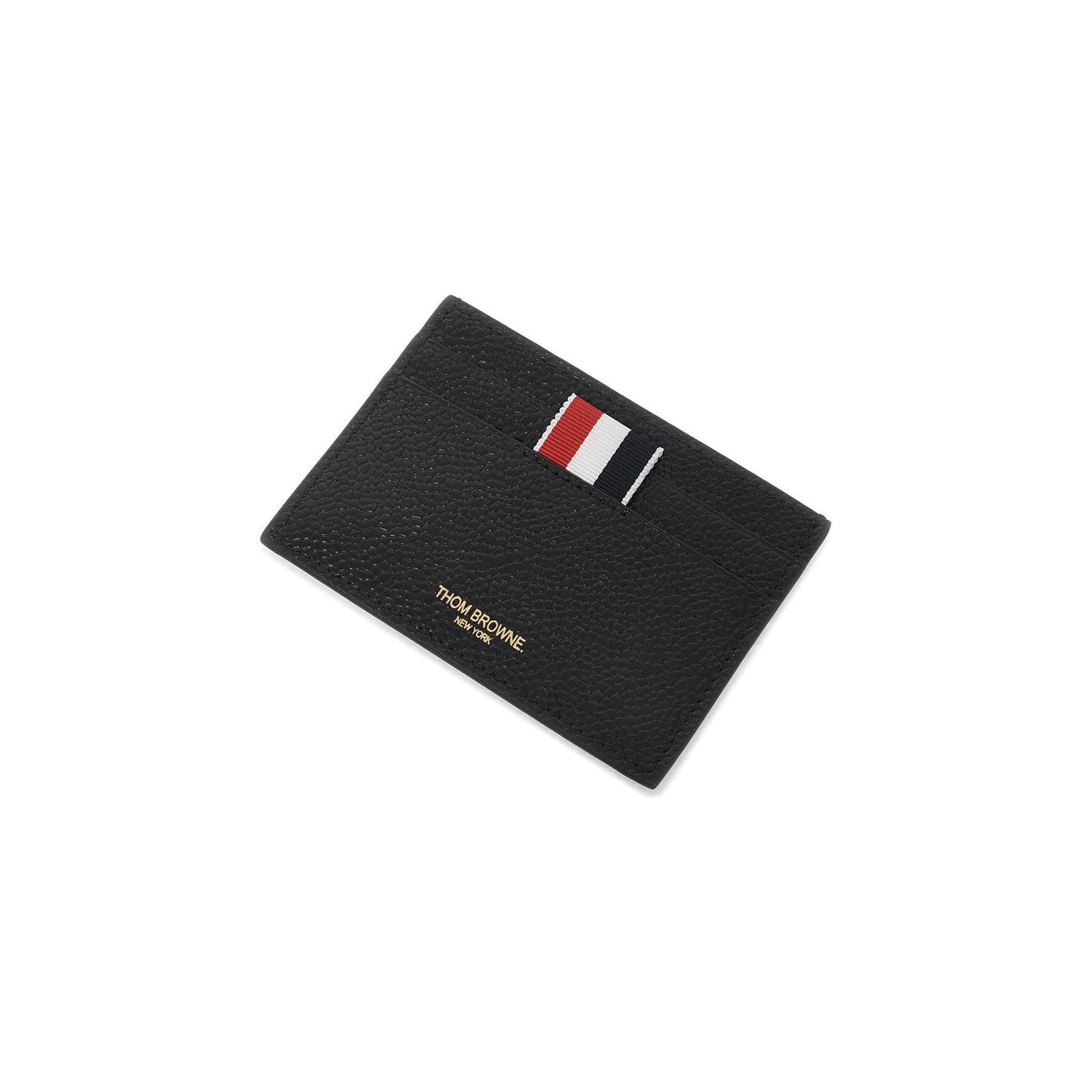 Pebble Grain Leather Card Holder