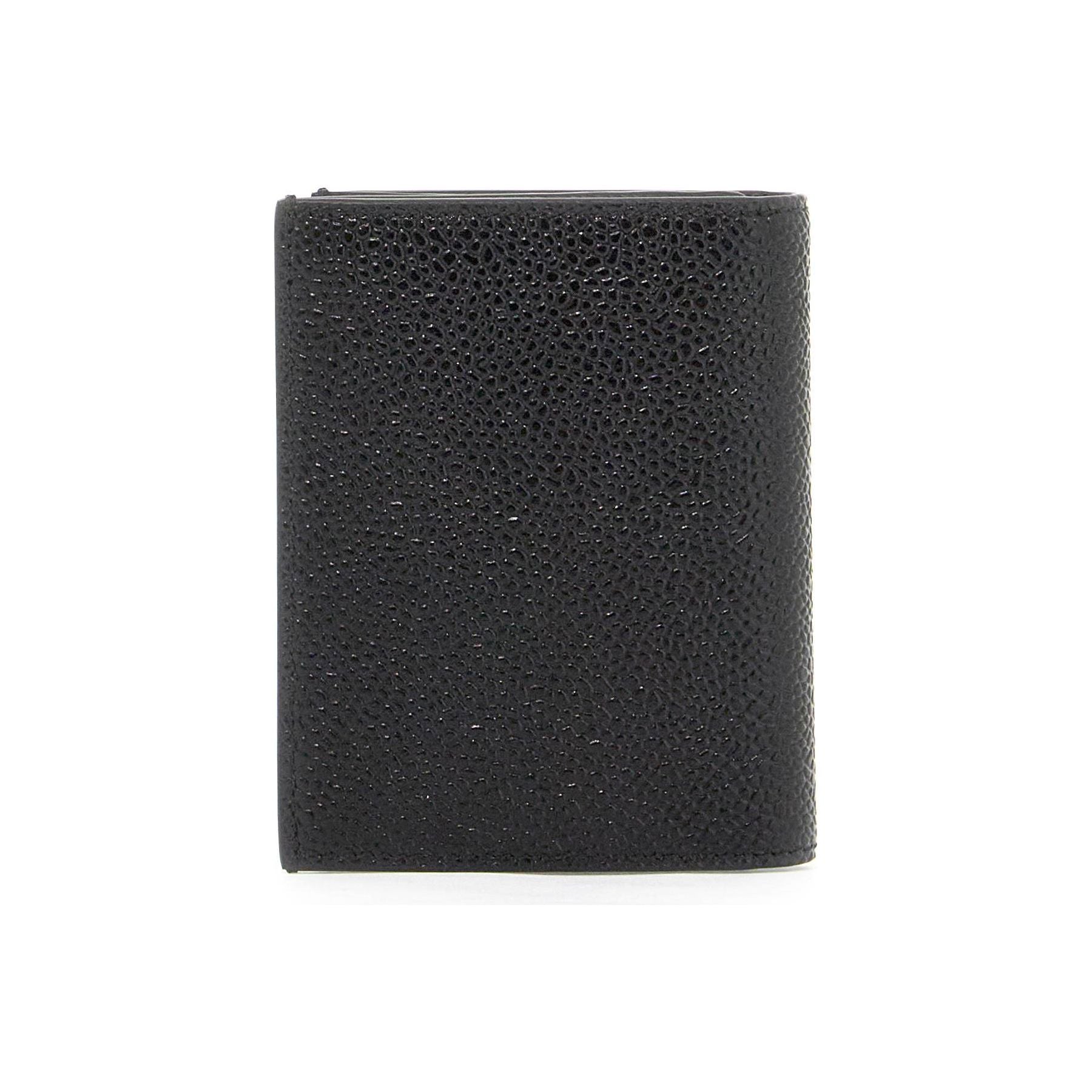 Pebble Grain Leather Double Card Holder
