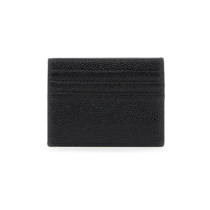 THOM BROWNE-Pebble Leather Card Holder -JOHN JULIA.