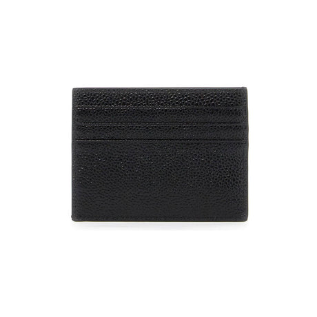 THOM BROWNE-Pebble Leather Card Holder -JOHN JULIA.