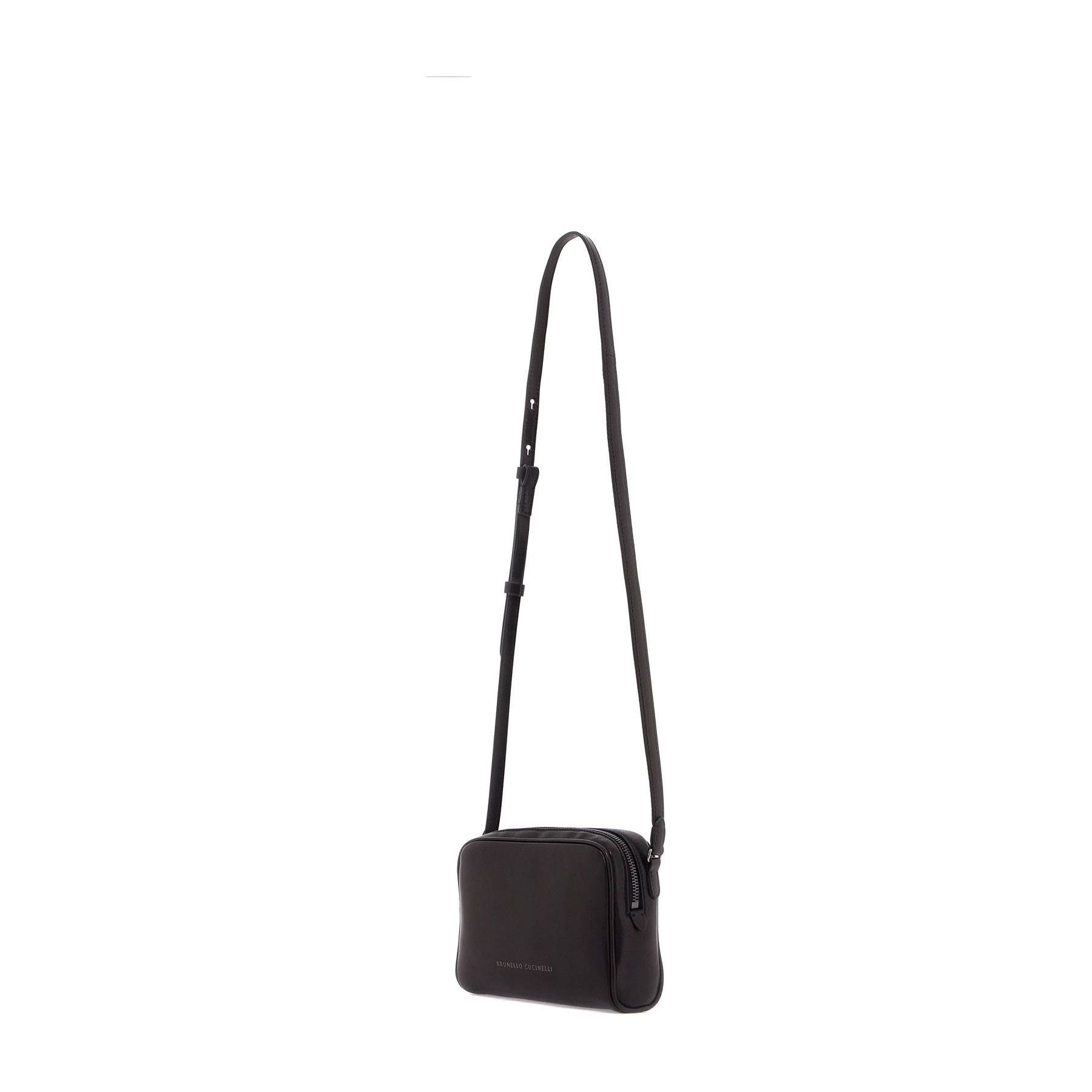 Mini Leather Boston Crossbody Bag