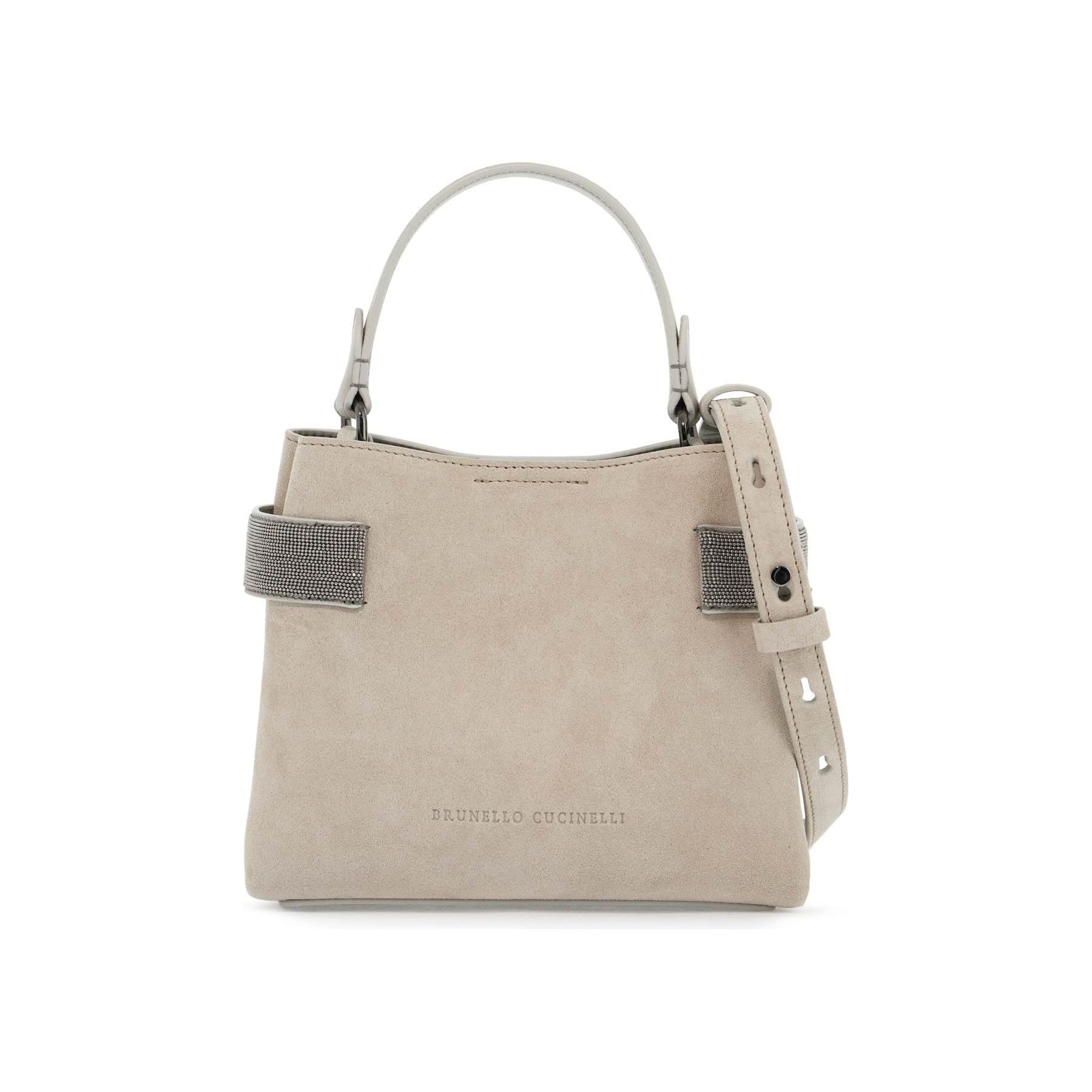 BRUNELLO CUCINELLI-Handbag With Precious Bands -JOHN JULIA.