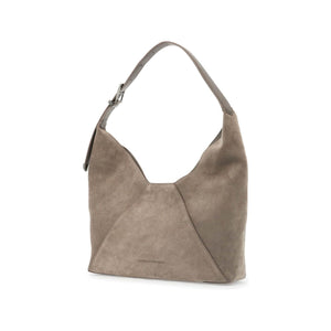 Bc Duo Suede Leather Hobo Bag With