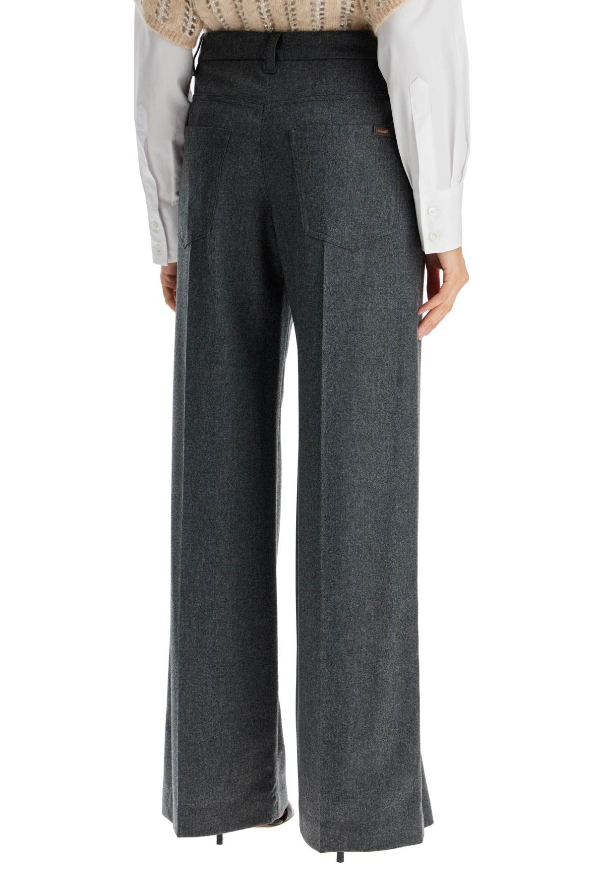 Tailored Flannel Trousers For