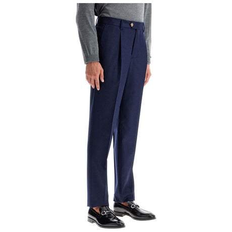 BRUNELLO CUCINELLI-"Flannel Leisure Fit Pants For -JOHN JULIA.