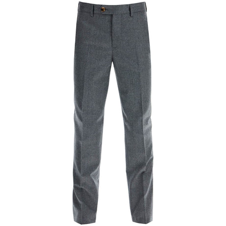 Italian Fit Flannel Trousers For A