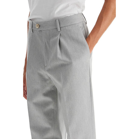 BRUNELLO CUCINELLI-Leisure Fit Pleated Trousers -JOHN JULIA.