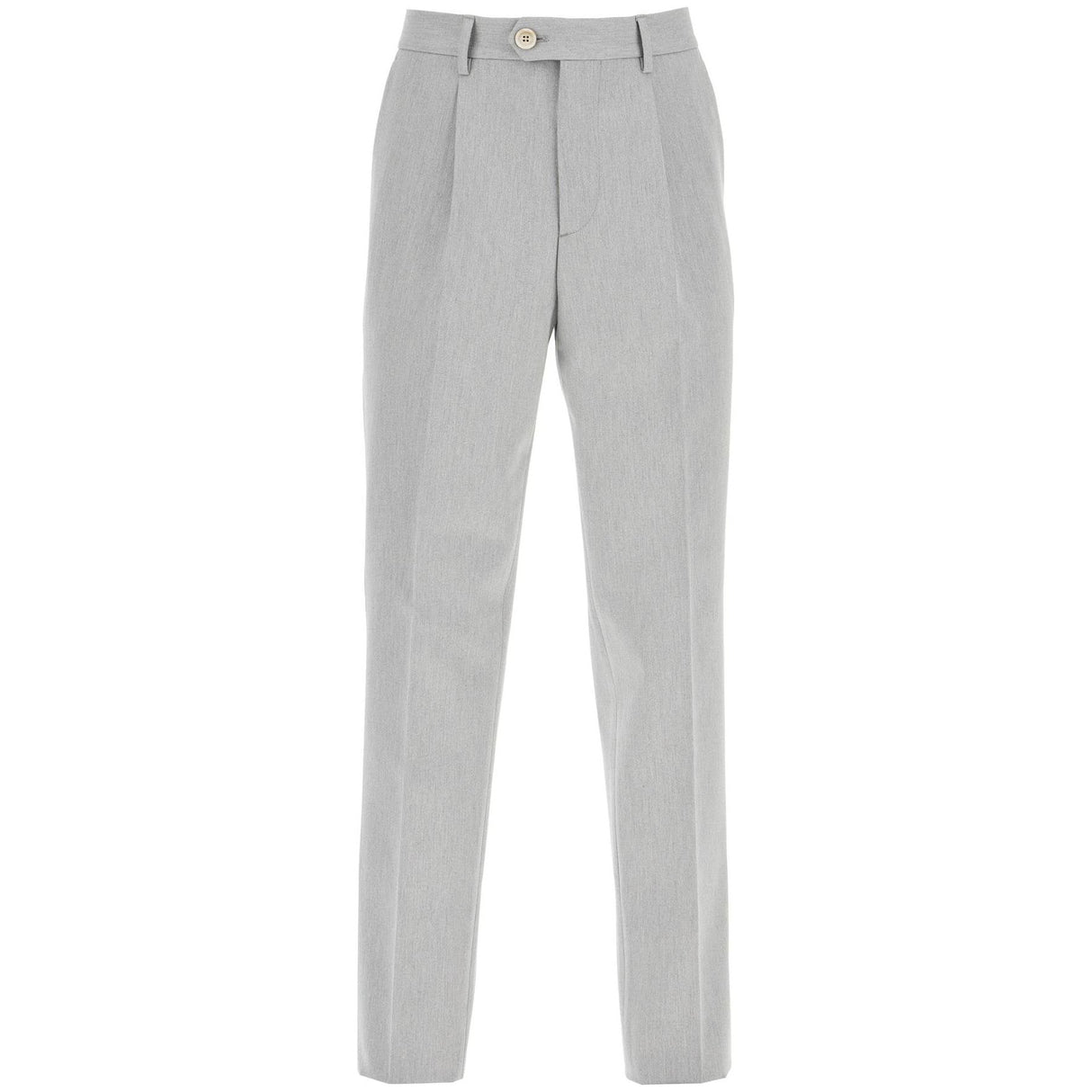 BRUNELLO CUCINELLI-Leisure Fit Pleated Trousers -JOHN JULIA.