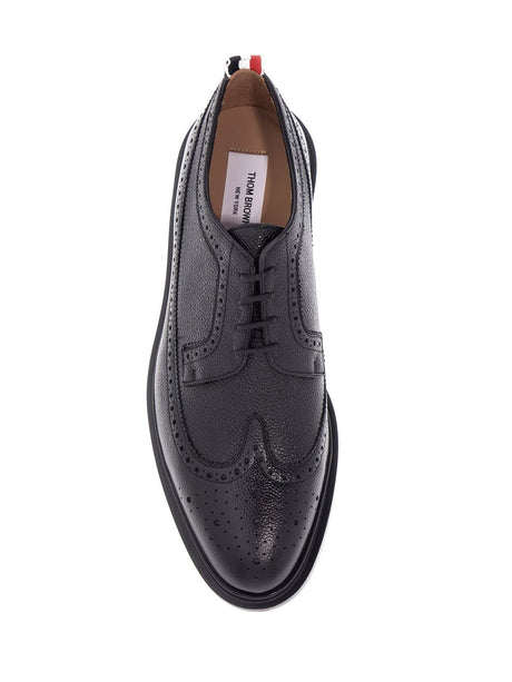 Longwing Brogue Leather Shoes-Thom Browne-JOHN JULIA