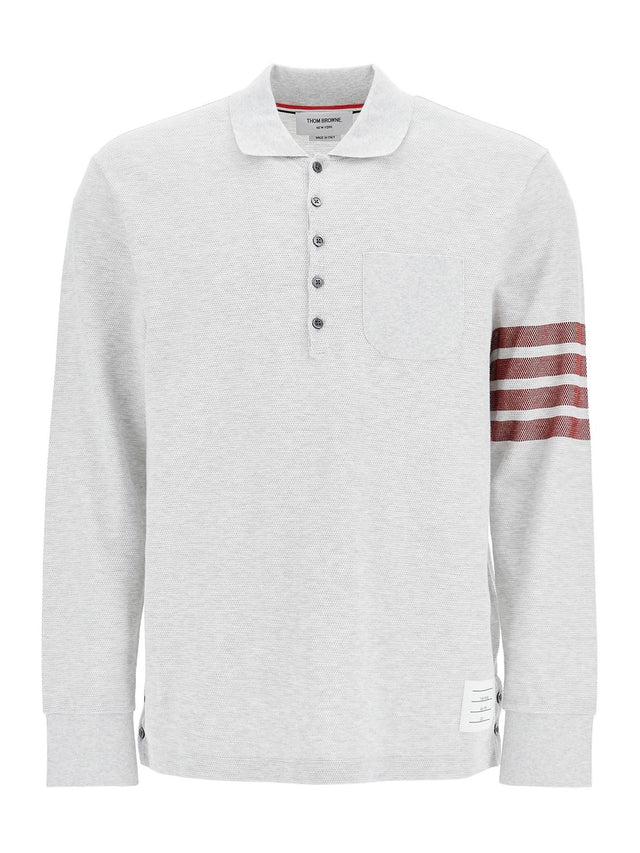 4-Bar Striped Wool Sweater-Thom Browne-JOHN JULIA