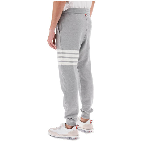 THOM BROWNE-Classic Loopback 4-Bar Sweatpants -JOHN JULIA.