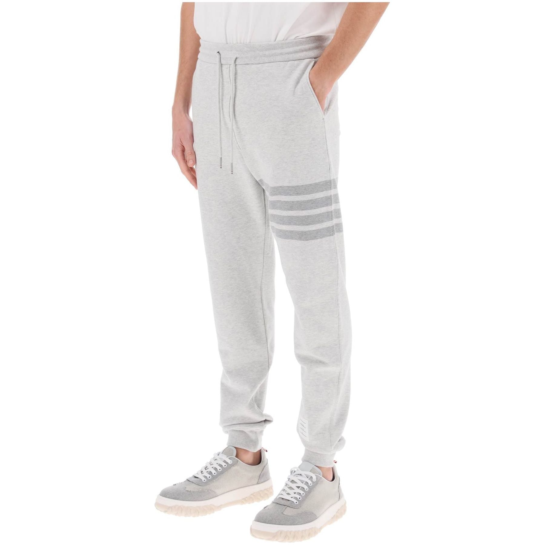 Cotton 4-bar Sweatpants