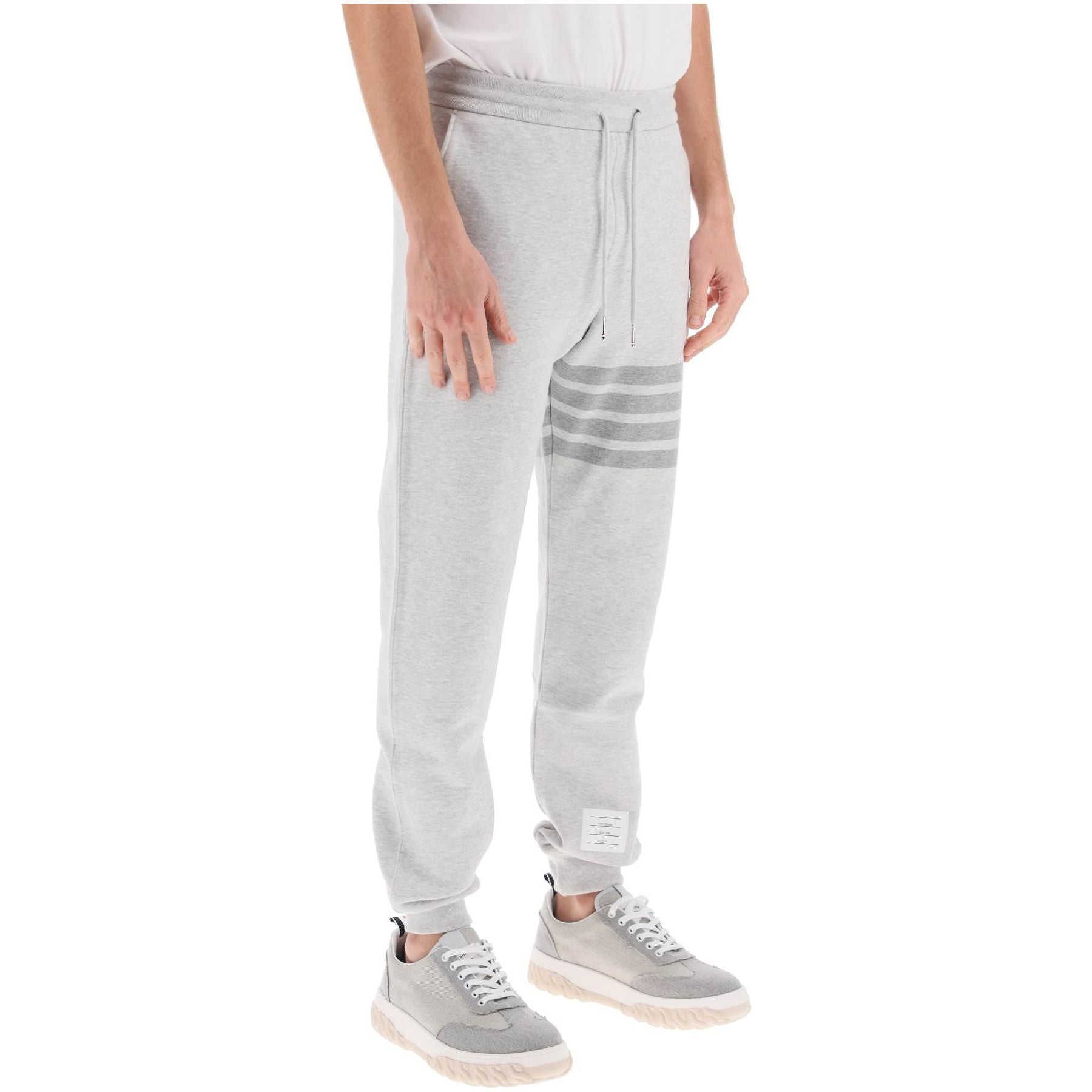 Cotton 4-bar Sweatpants