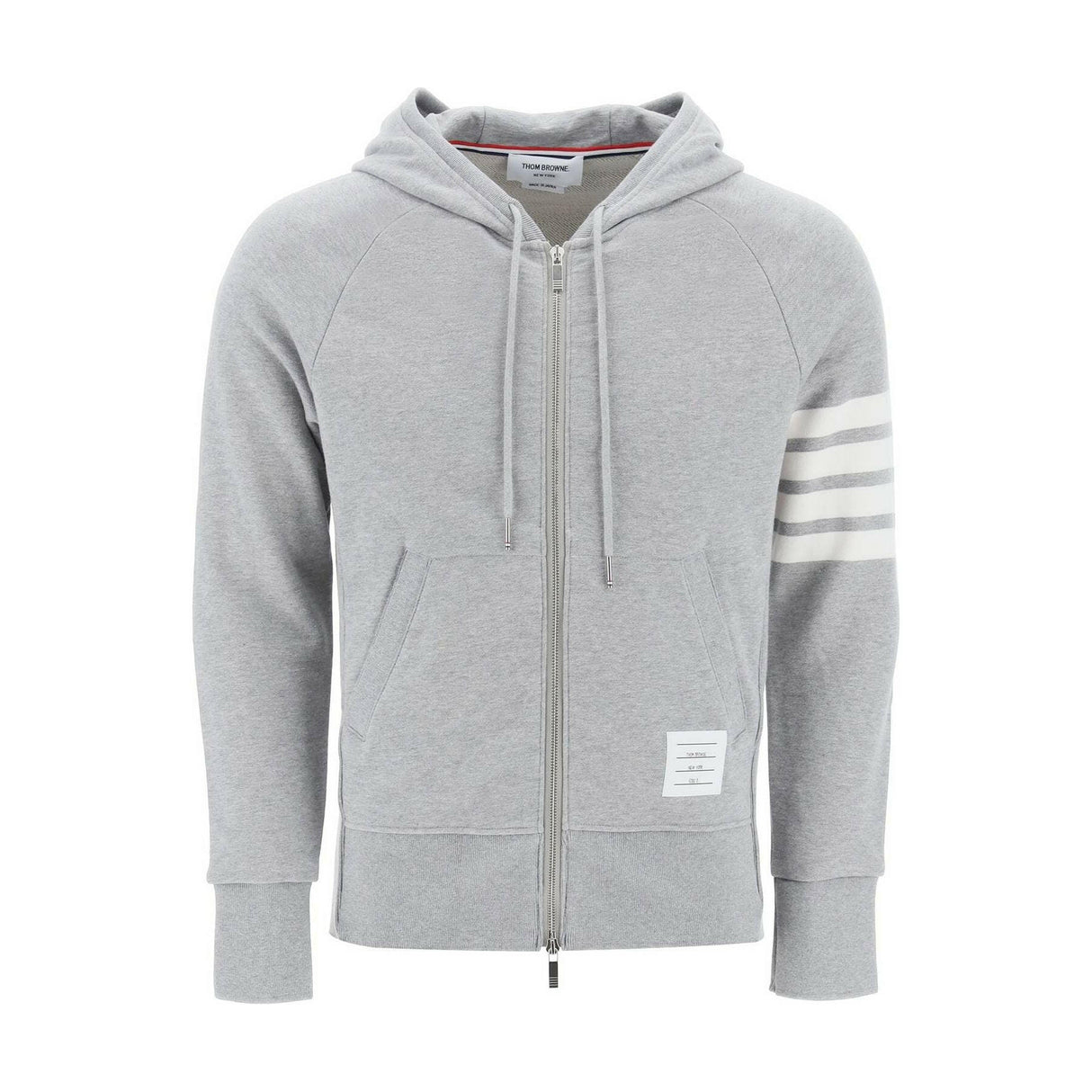 Classic Loopback 4-Bar Zip Hoodie.