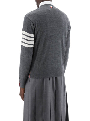 4-Bar Stripe Knit Sweater-Thom Browne-JOHN JULIA