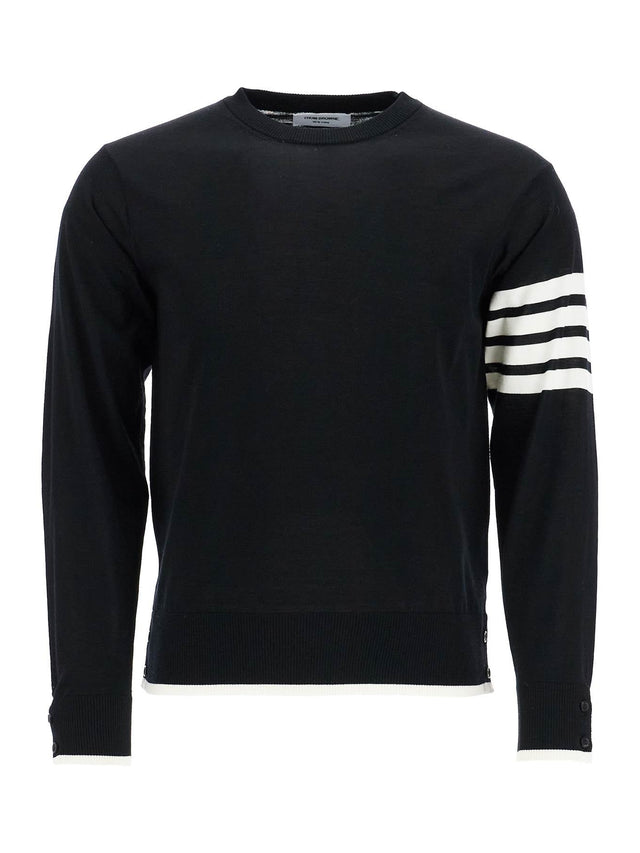 4-Bar Wool Sweater-Thom Browne-JOHN JULIA