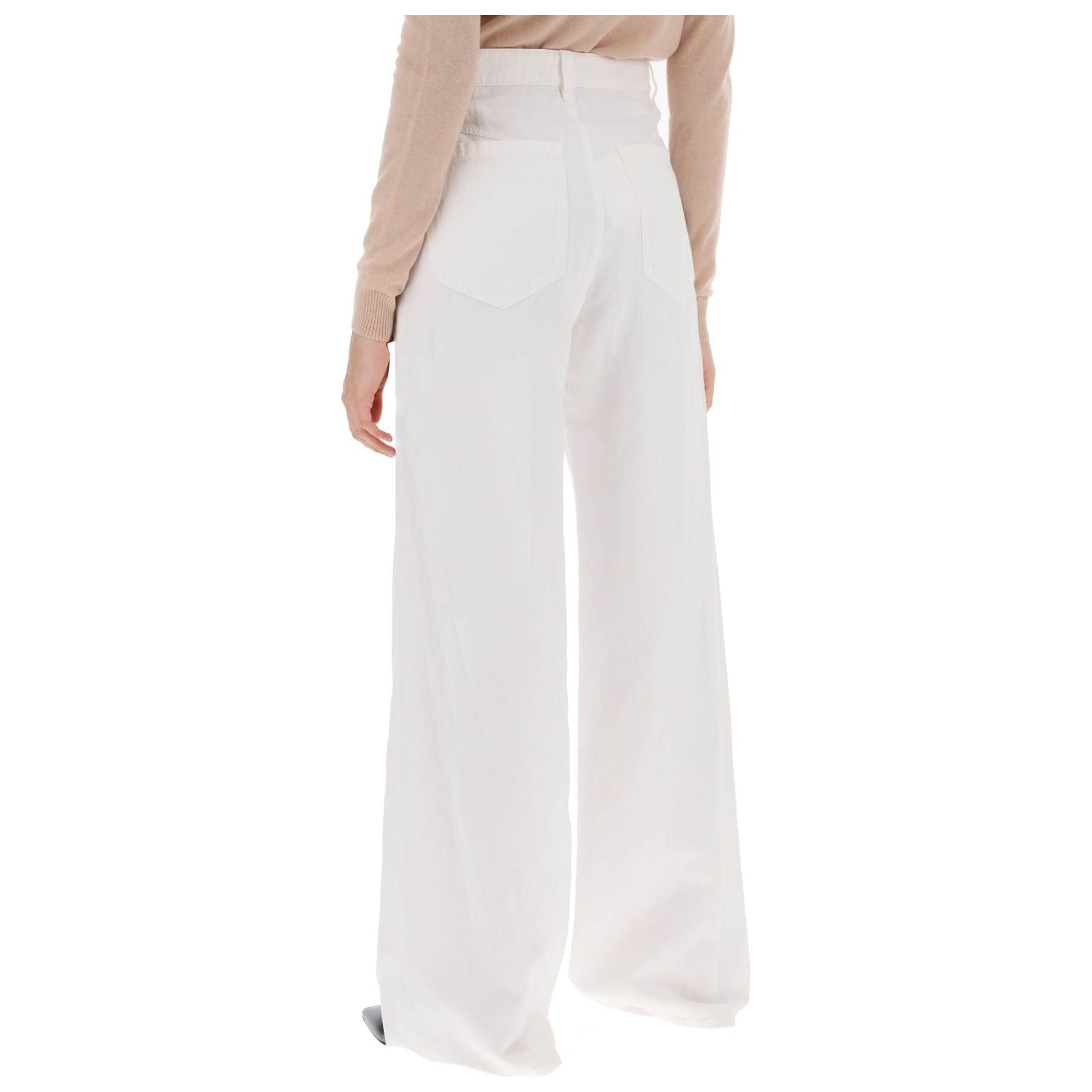 Relaxed-Fit Cotton And Linen Trousers
