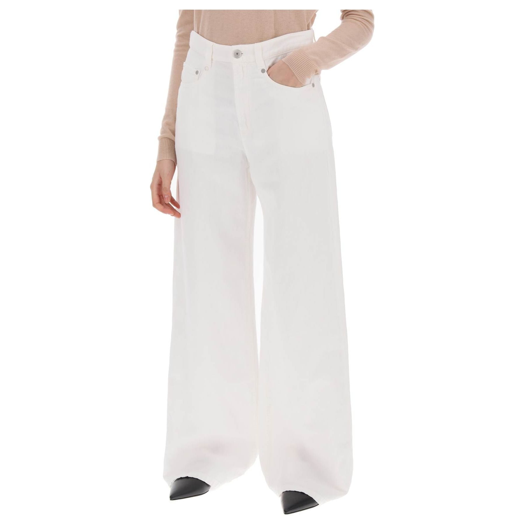 Relaxed-Fit Cotton And Linen Trousers