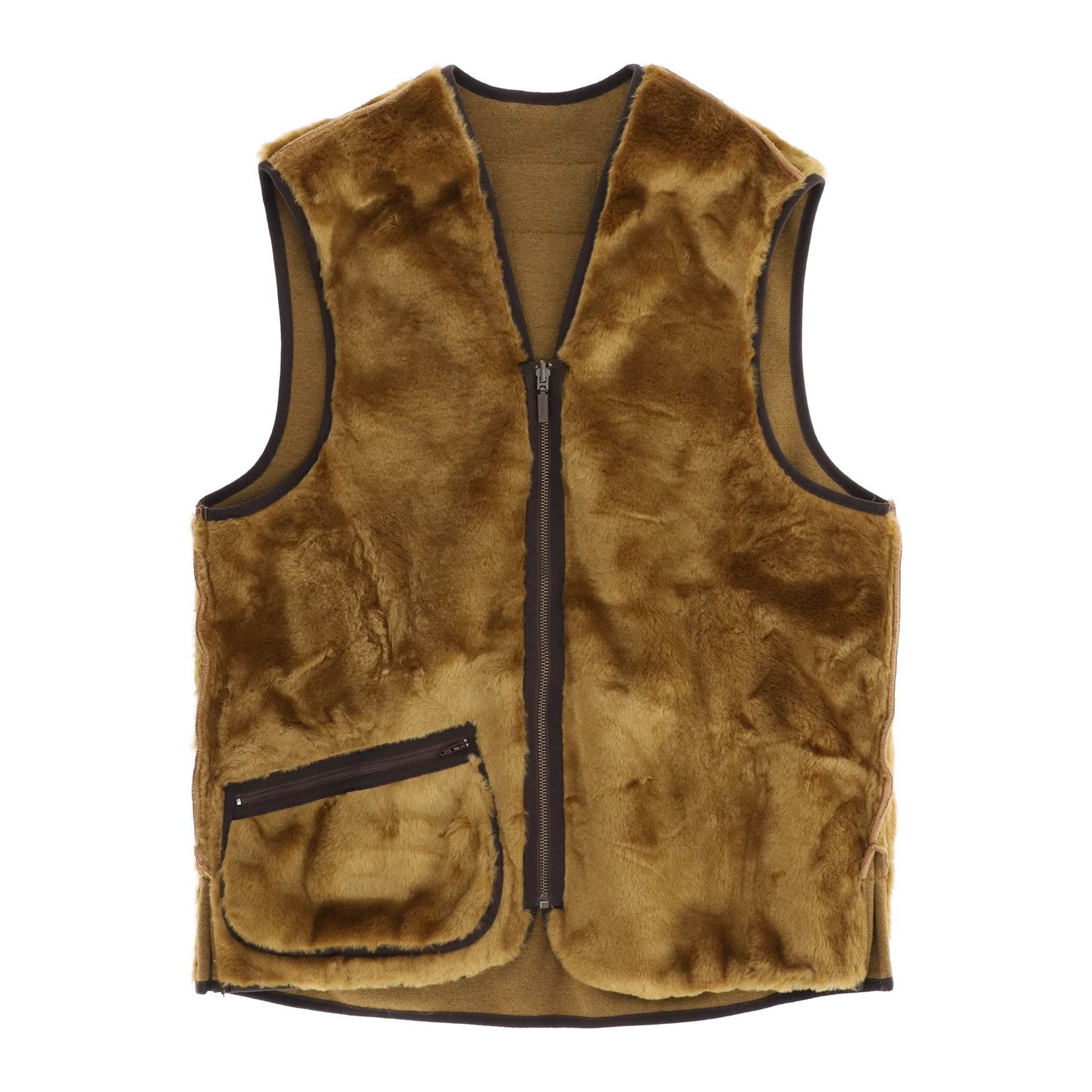 Reversible Vest Pile and Knitted Design