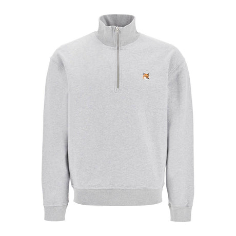 Half-zip Sweatshirt With Fox Head