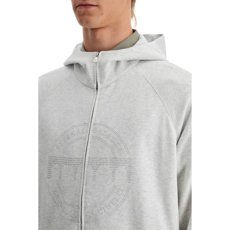 Cotton Techno Hoodie With Hood