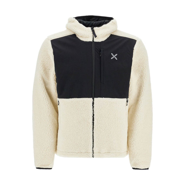 Sherpa Zip-up Hoodie With Hood And