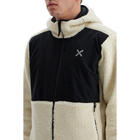 Sherpa Zip-up Hoodie With Hood And