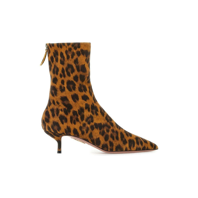 Leopard Print Montmartre Bootie 50 Suede Ankle Boots.