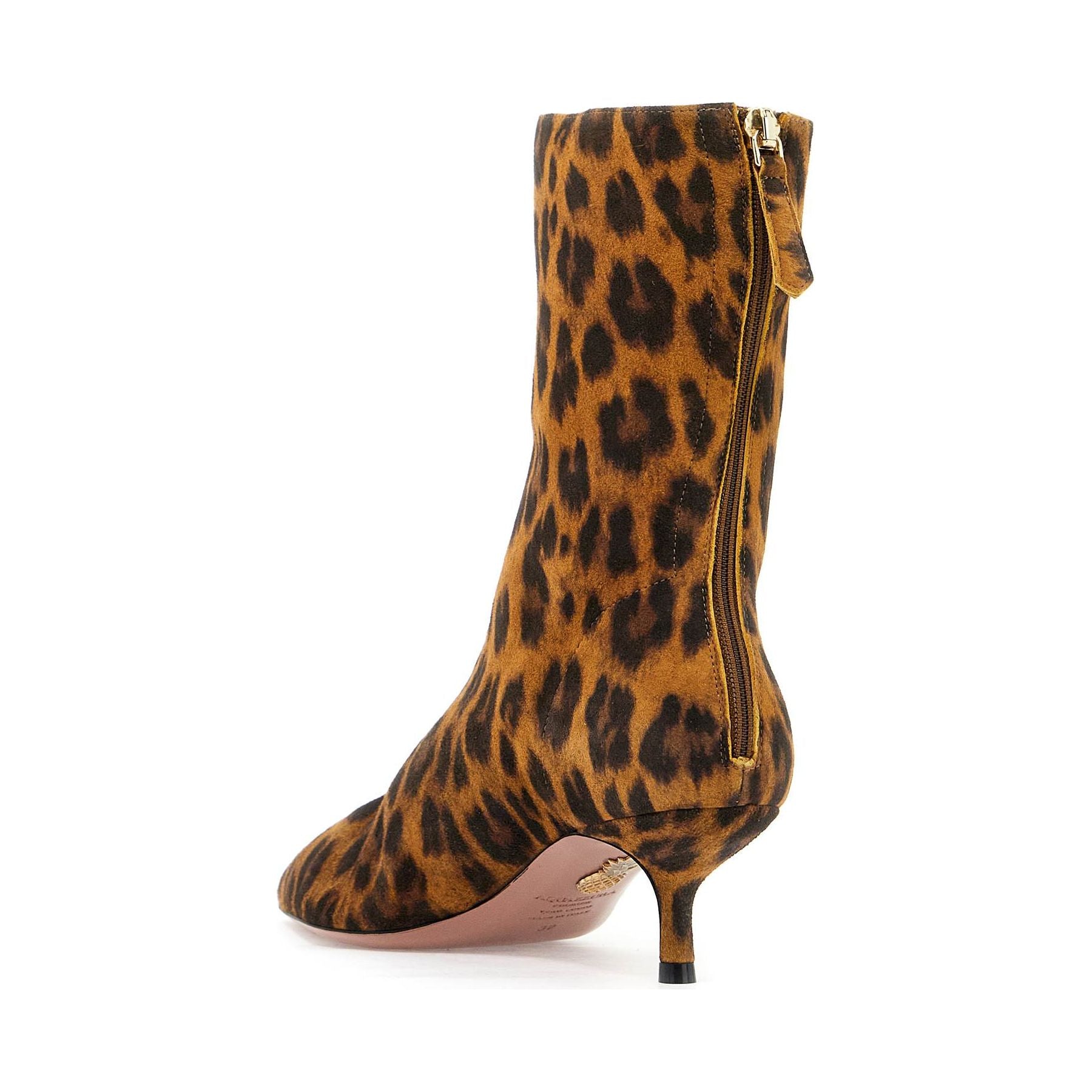 Leopard Print Montmartre Bootie 50 Suede Ankle Boots