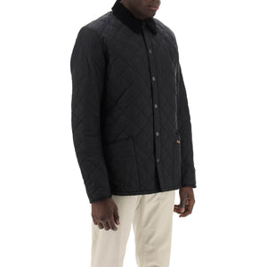 Diamond-Quilted Nylon Heritage Liddesdale Jacket