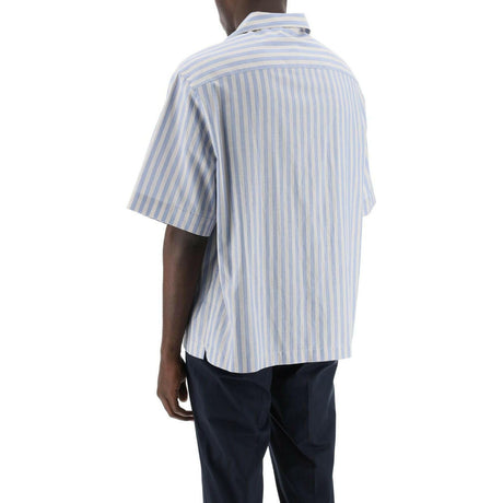 Striped Pegasus Bowling Shirt.