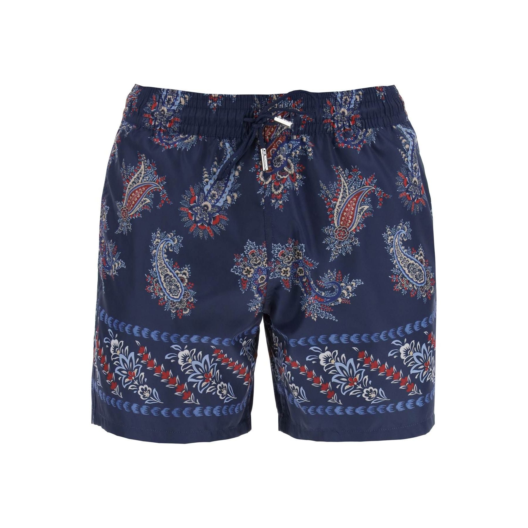 Paisley Foliage Pattern Technical Shorts