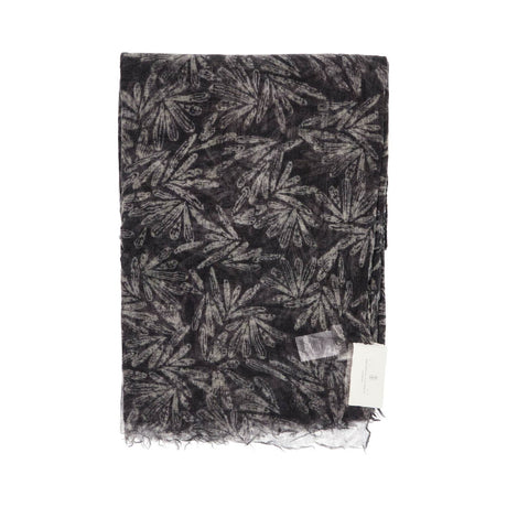 Cashmere Scarf With Fern Print