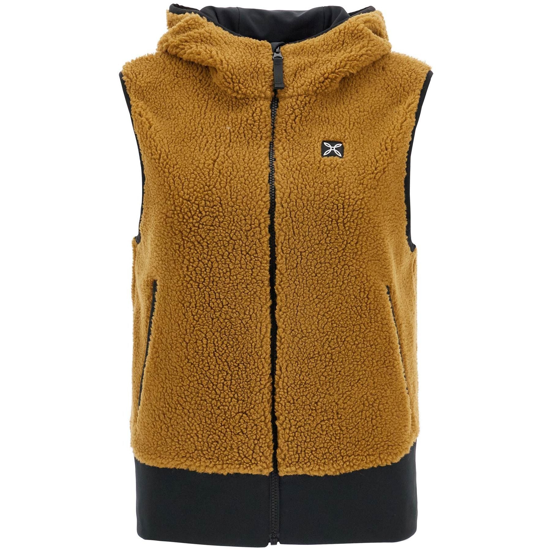 Sherpa Hooded Vest With