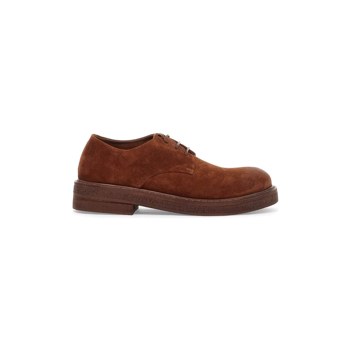 MARSELL-Suede Leather Lace Up Derby Shoes With -JOHN JULIA.