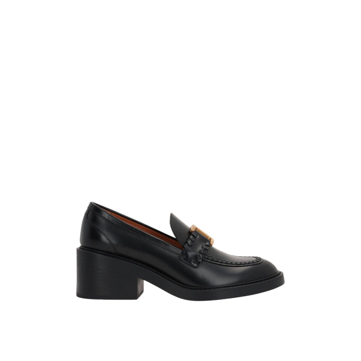 Marcie Brushed Leather Loafers-CHLOÉ-JOHN JULIA