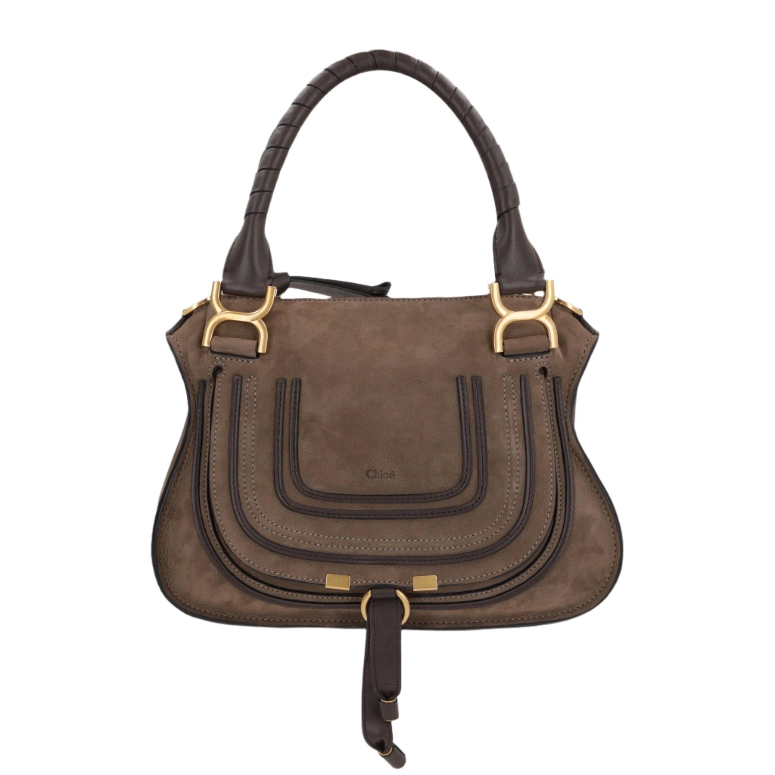 Marcie Small Suede Handbag-CHLOÉ-JOHN JULIA