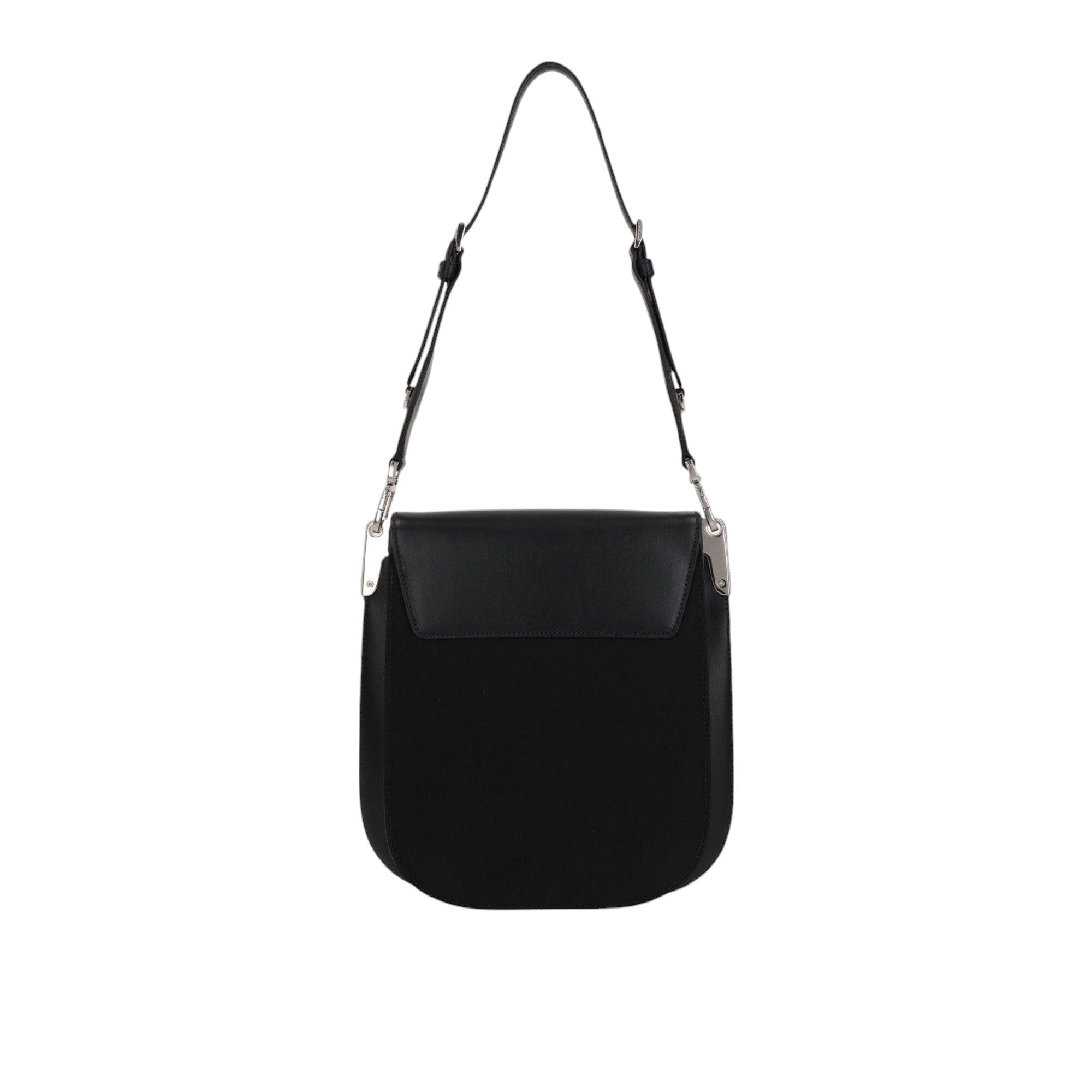 Margit Nylon and Smooth Leather Shoulder Bag-PRADA-JOHN JULIA