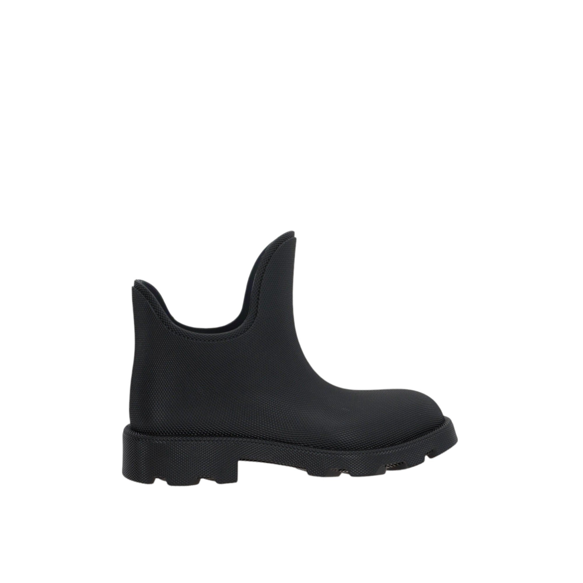 Marsh Textured Rubber Rain Boots-BURBERRY-JOHN JULIA