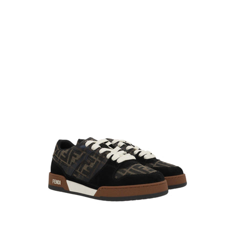 Match Suede FF Fabric Sneakers-FENDI-JOHN JULIA