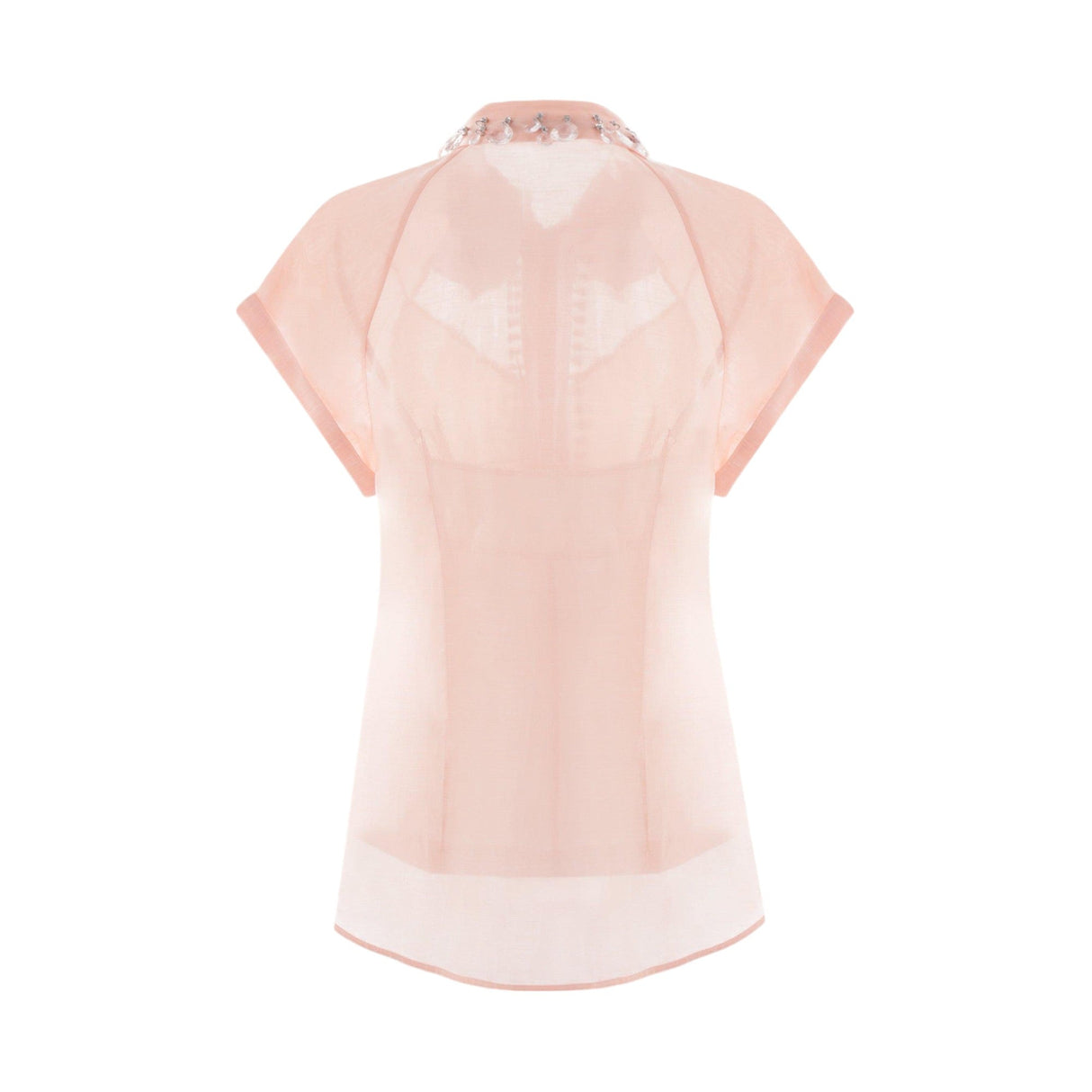 Matchmaker Diamante Organza Shirt-ZIMMERMANN-JOHN JULIA