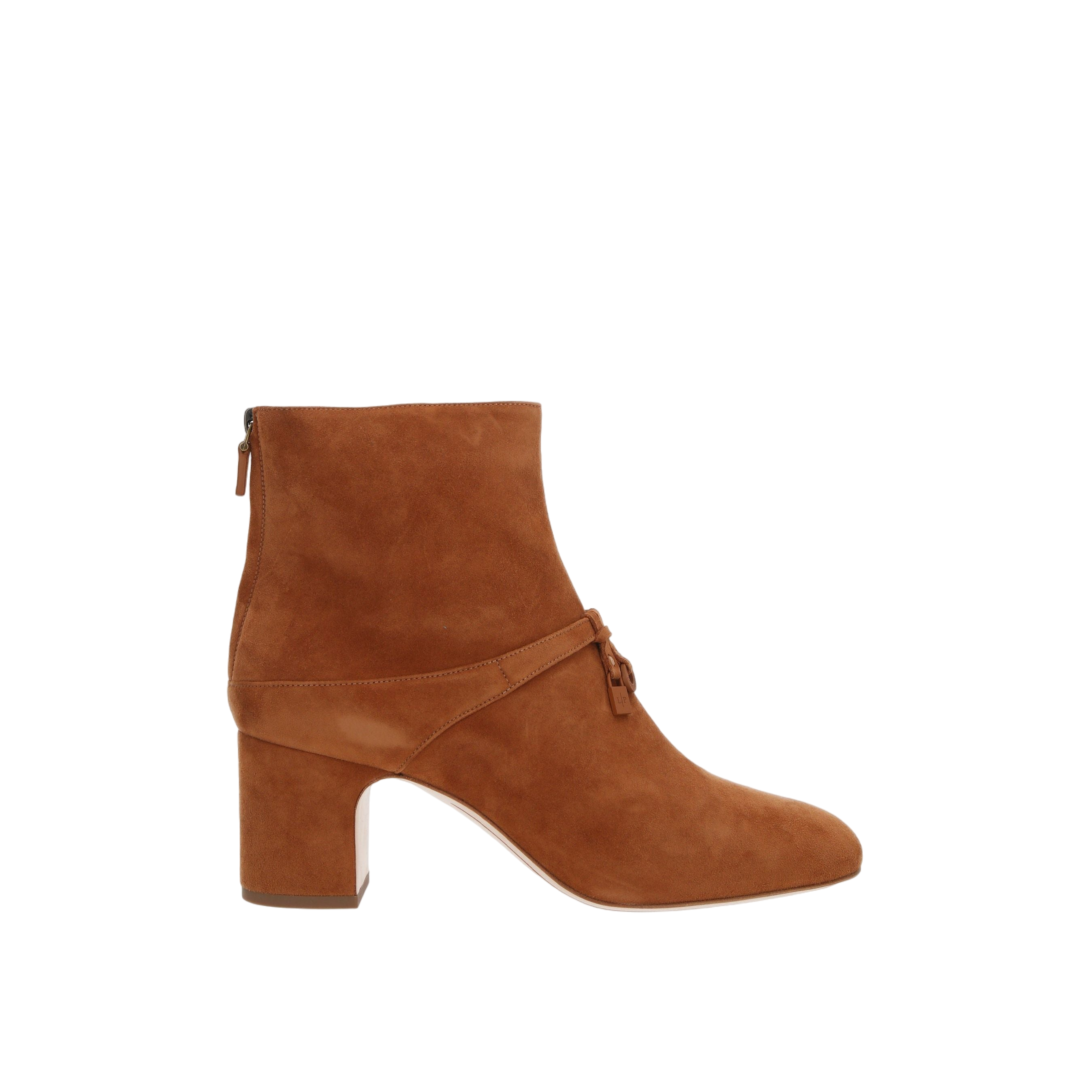 Maxi Charms Suede Ankle Boots-LORO PIANA-JOHN JULIA