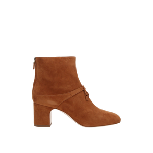 Maxi Charms Suede Ankle Boots-LORO PIANA-JOHN JULIA