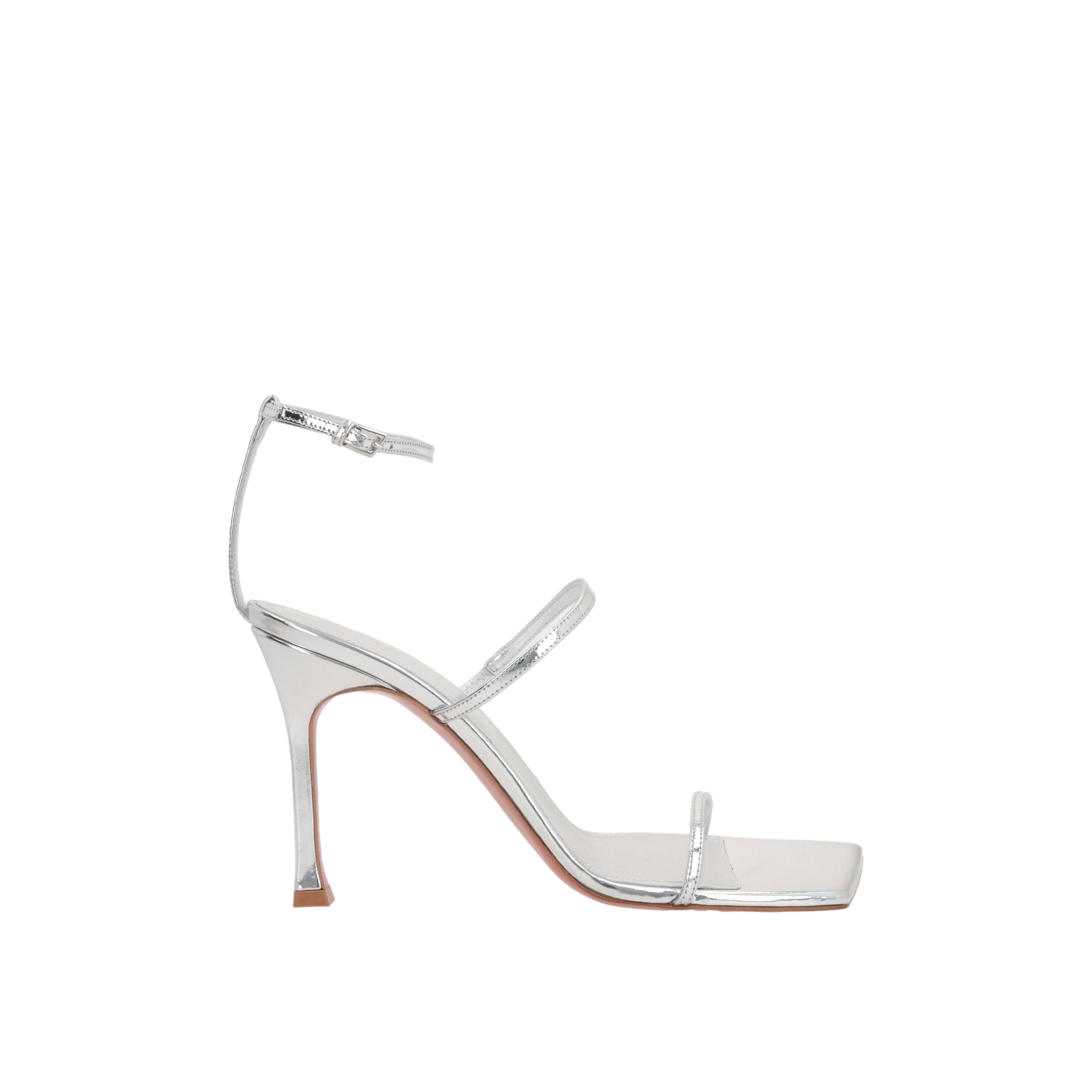 Maya Laminated Leather Sandals-AMINA MUADDI-JOHN JULIA