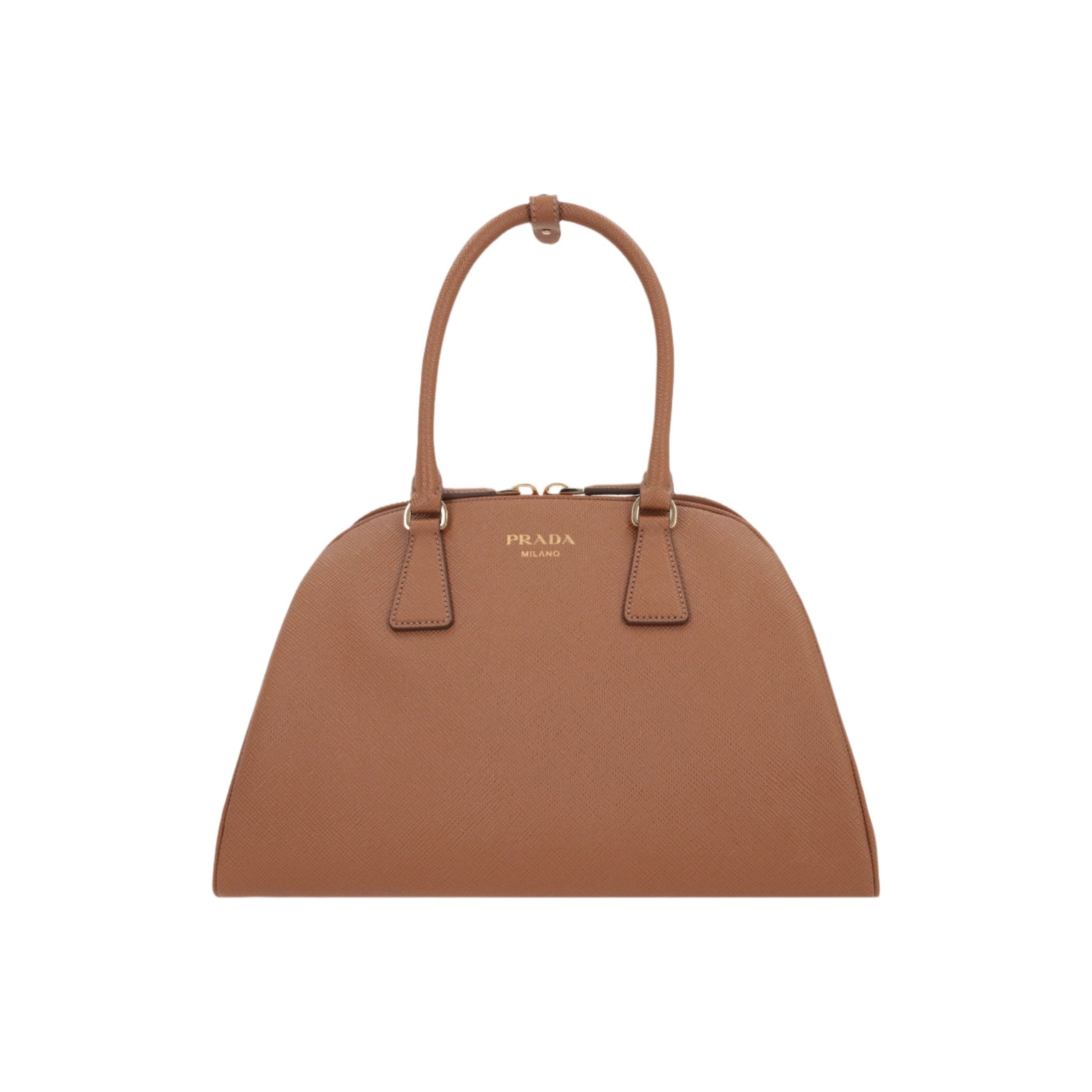 Medium Saffiano Leather Handbag-PRADA-JOHN JULIA