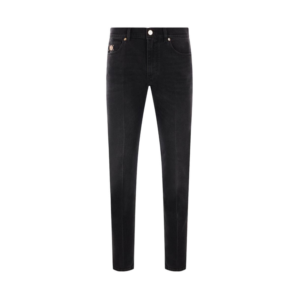 Medusa 95 Stretch Denim Jeans-VERSACE-JOHN JULIA