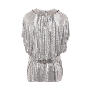 Metal Mesh Top-RABANNE-JOHN JULIA