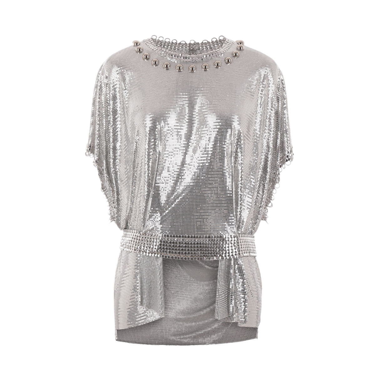 Metal Mesh Top-RABANNE-JOHN JULIA