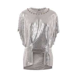 Metal Mesh Top-RABANNE-JOHN JULIA